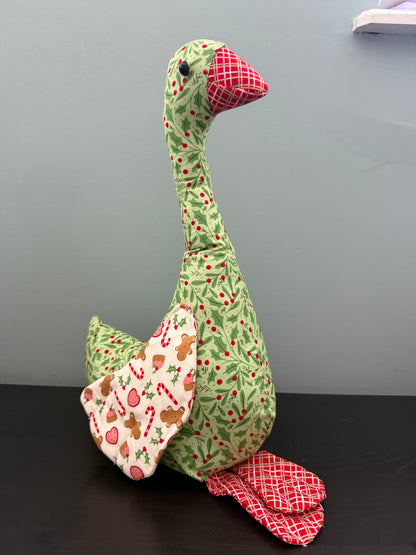 Holly Green 16" Hand Sewn Goose
