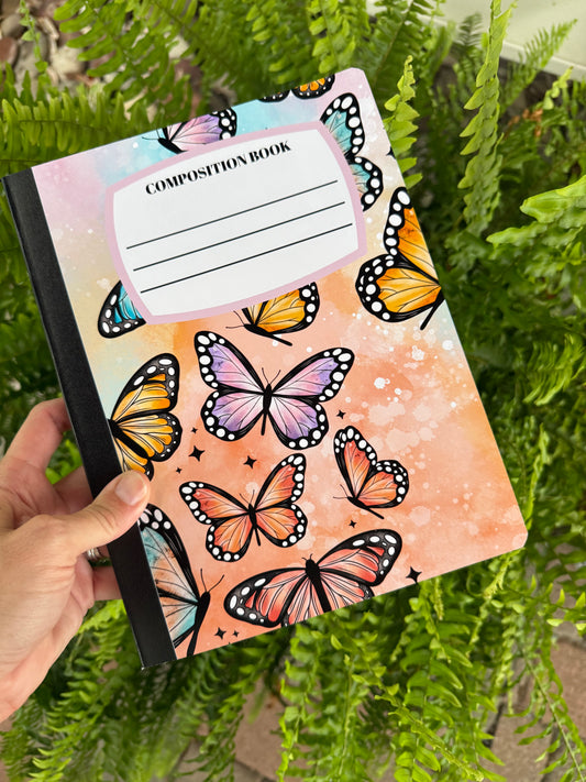 Watercolor Butterflies Notebook | Print