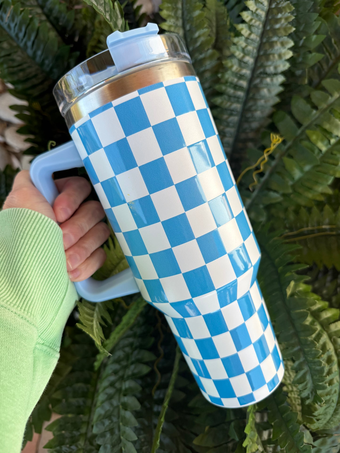 Checkered 40 oz Tumblers | Your Choice of Color
