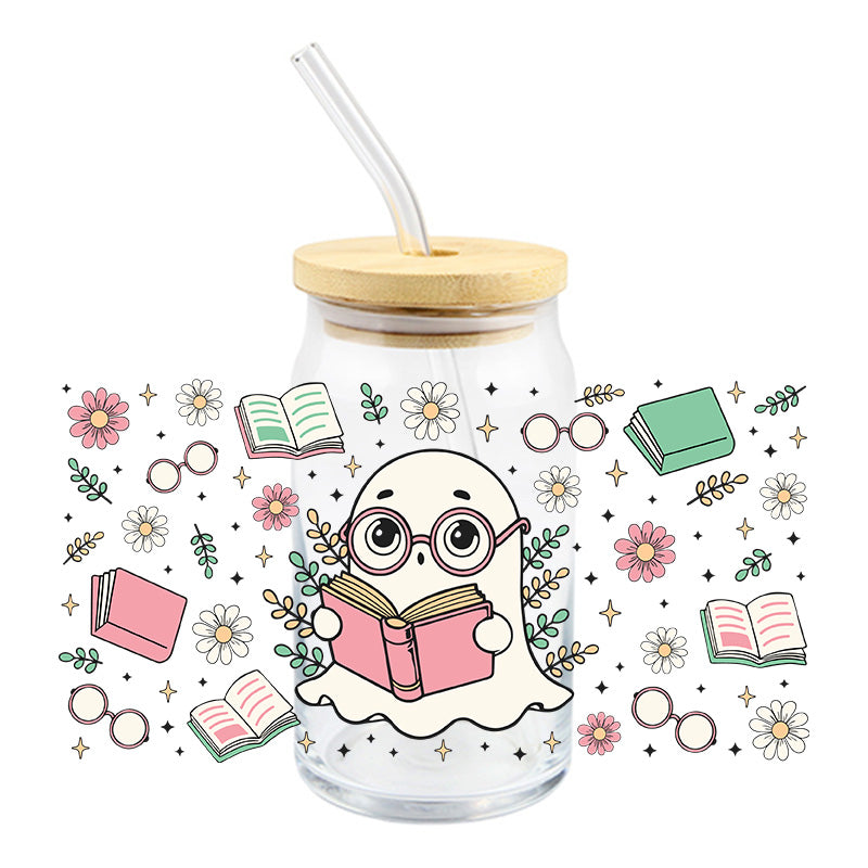 Reading Ghostie | UVDTF Cup Wrap