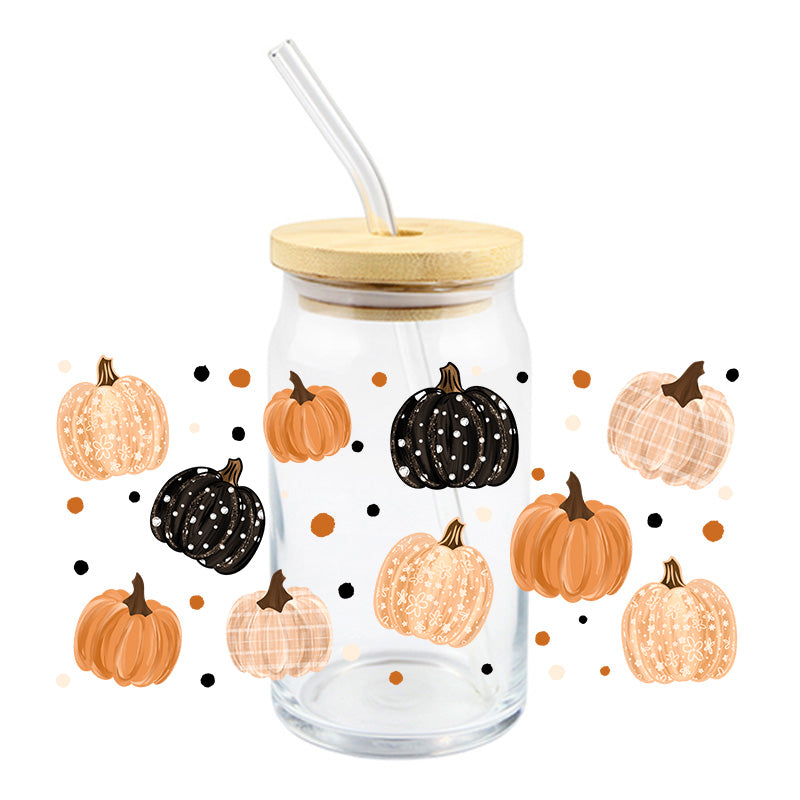 Polka Dot Pumpkins | UVDTF Cup Wrap