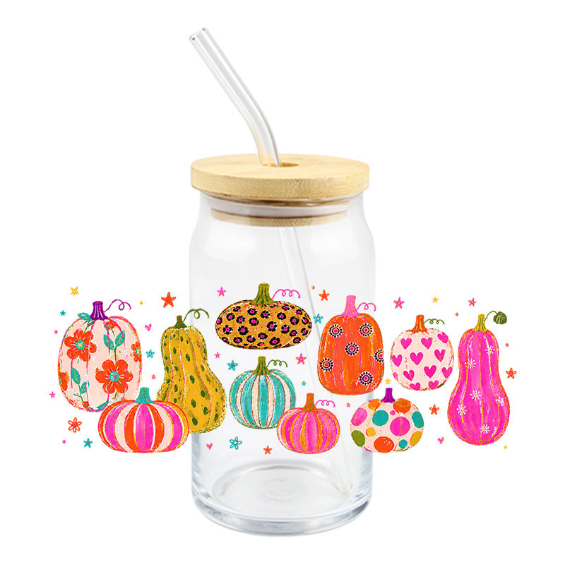 Retro Pumpkins | UVDTF Cup Wrap