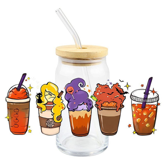 Sister Witches Cups | UVDTF Can Glass Wrap