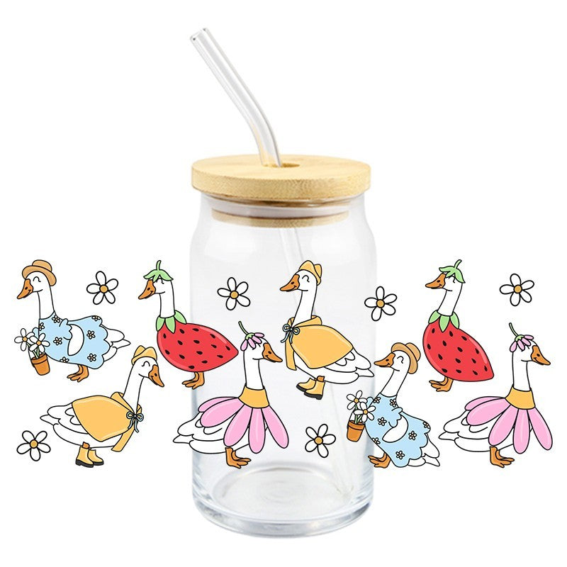 Silly Gooses | UVDTF Can Glass Wrap