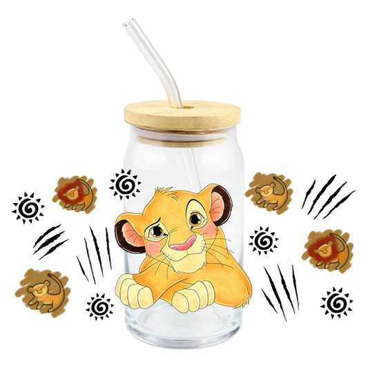 Solo Simba | UVDTF Can Glass Wrap