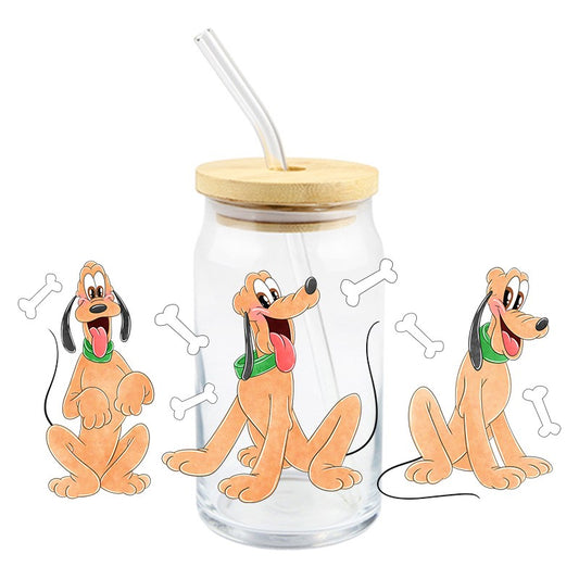 Pluto | UVDTF Can Glass Wrap