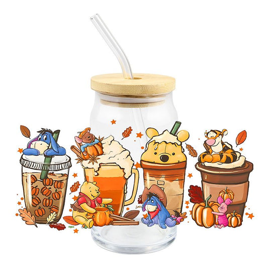 Pooh Bear Cups | UVDTF Cup Wrap
