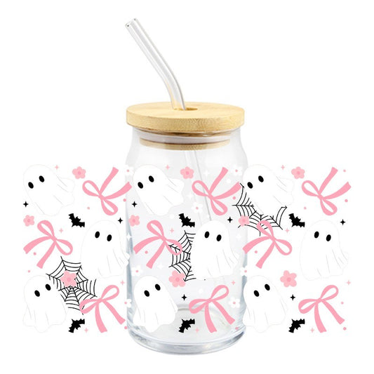 Ghosts & Bows | UVDTF Can Glass Wrap