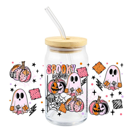 Spooky Vibes | UVDTF Can Glass Wrap