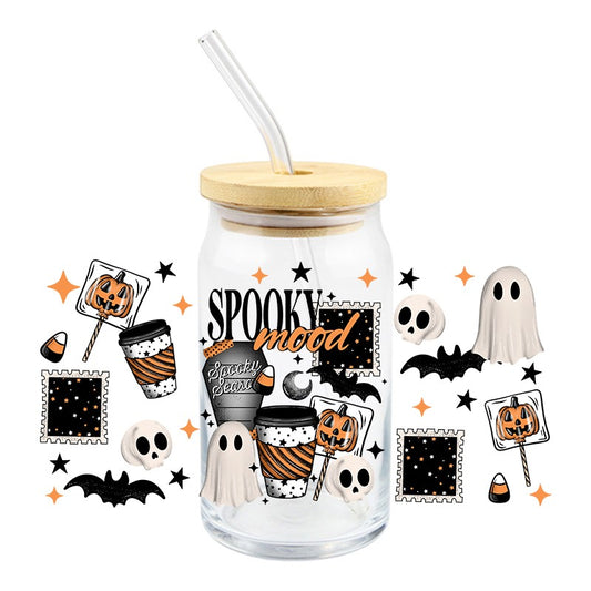Spooky Mood | UVDTF Can Glass Wrap