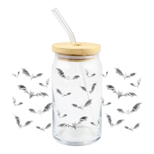 Bats | UVDTF Can Glass Wrap