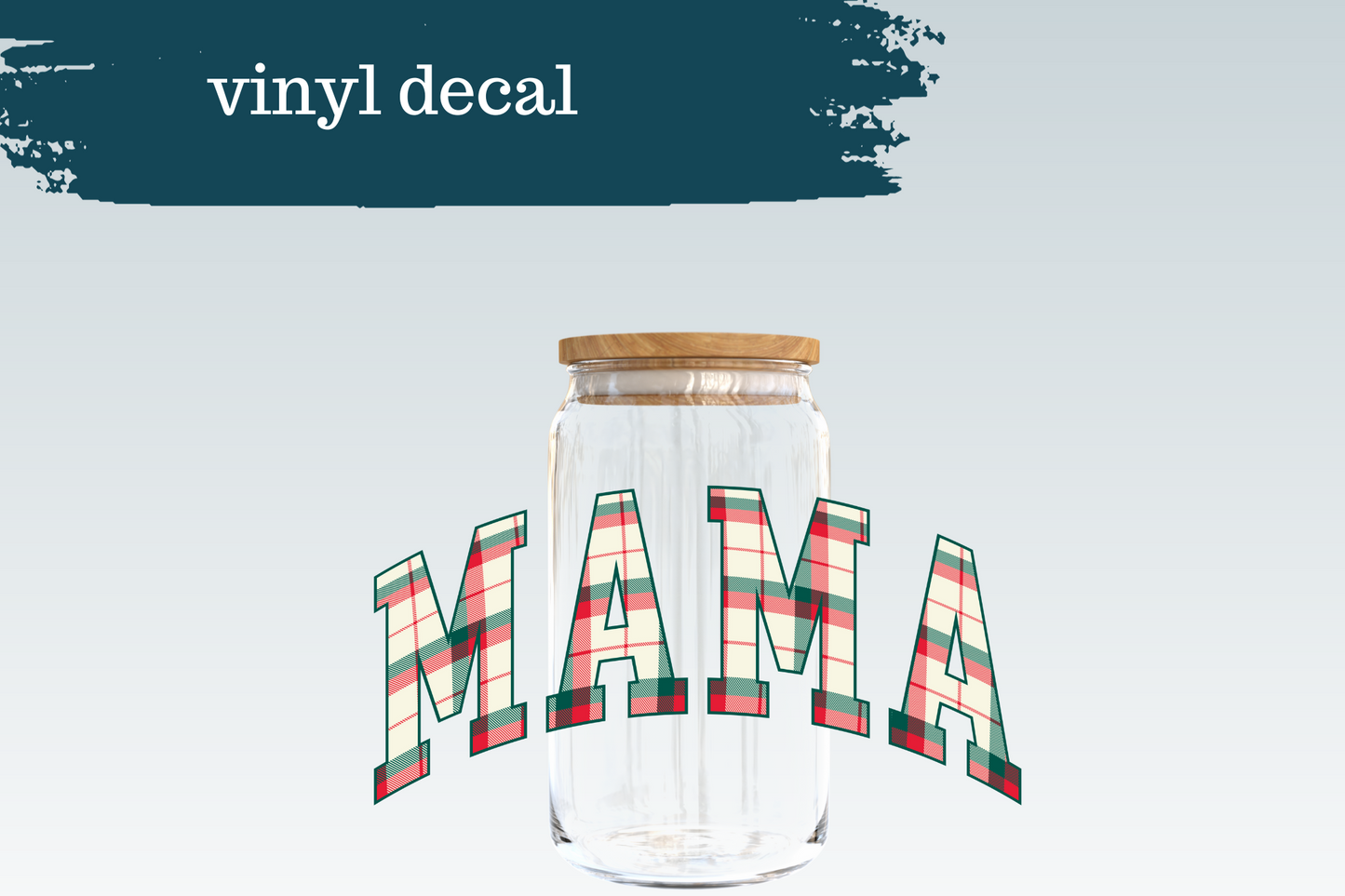 Mama Plaid | Vinyl Decal