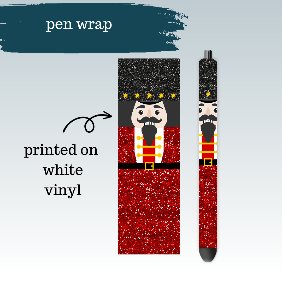 Glitter Nutcracker | Pen Wrap