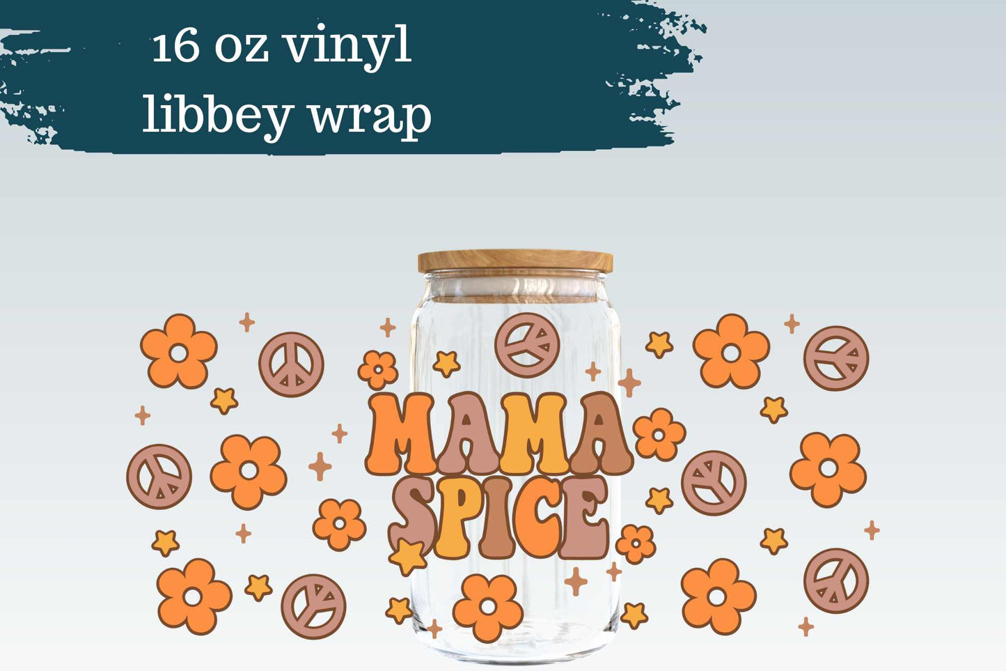 Mama Spice Retro | 16 oz Can Glass Wrap