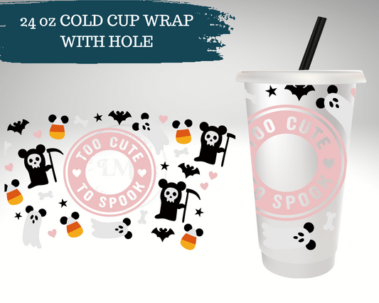 Too Cute To Spook |  Cold Cup Wrap