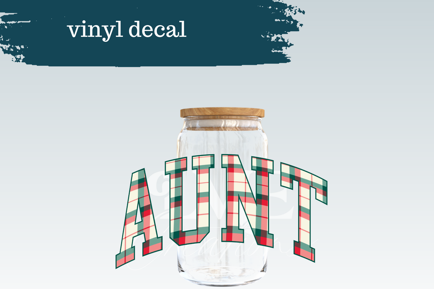 Plaid Aunt | Vinyl Decal
