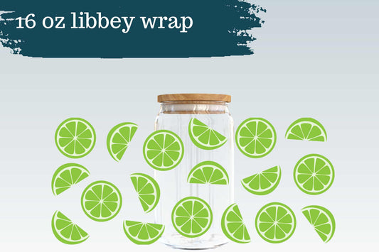 Limes | 16 oz Can Glass Wrap