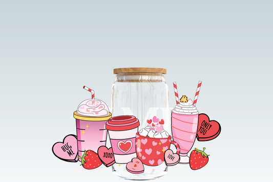 Valentine Cups | Vinyl Decal