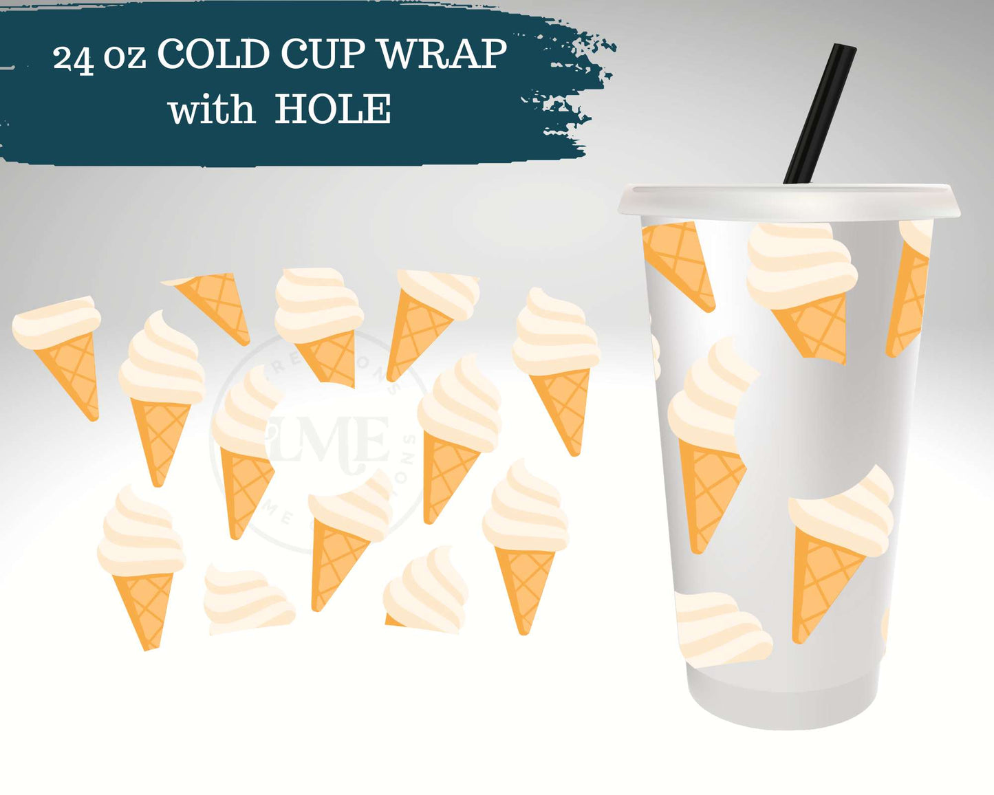 Waffle Cone | Cold Cup Wrap