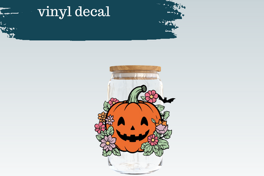 Pumpkin Flowers | Vinyl Decal