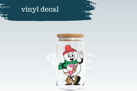Peace Snowman | Vinyl Decal