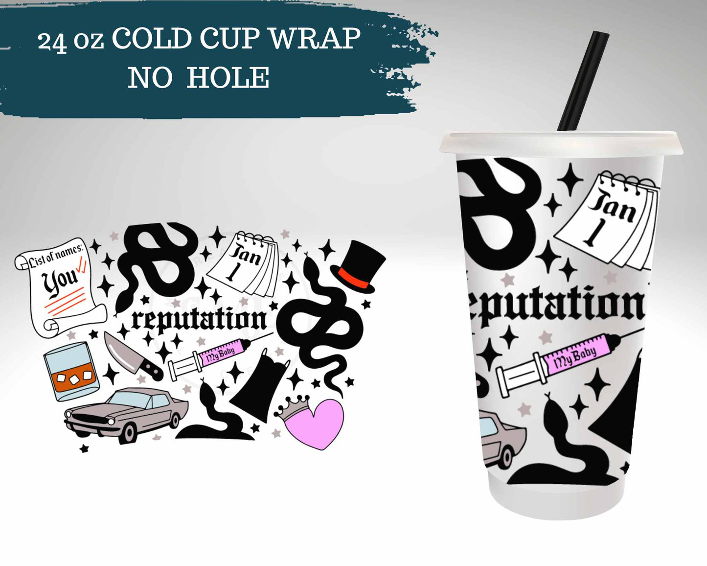 Reputation | NO HOLE | Cold Cup Wrap