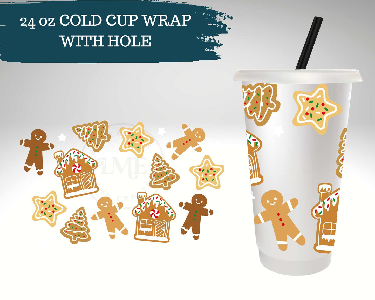 Gingerbread Cookies |  Cold Cup Wrap