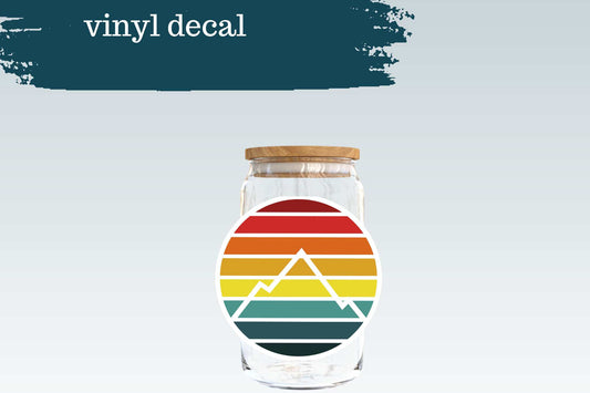 Sunset Mountain | Vinyl Decal