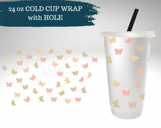 Mini Butterflies | Cold Cup Wrap