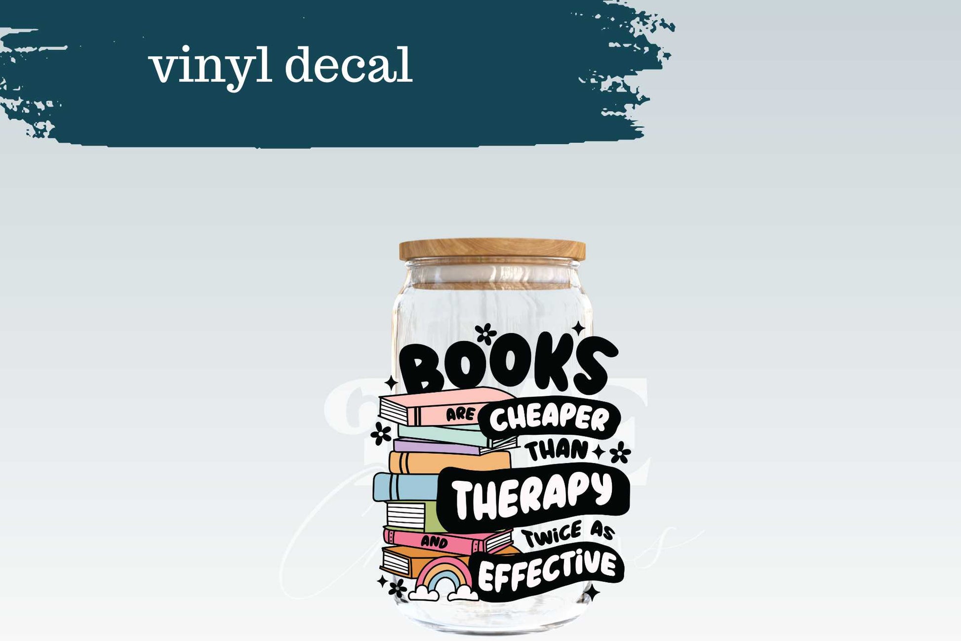 Books Are Cheaper | Vinyl Decal
