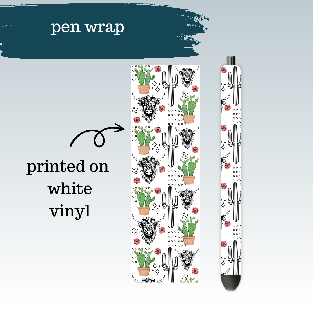 Highland Cactus | Pen Wrap