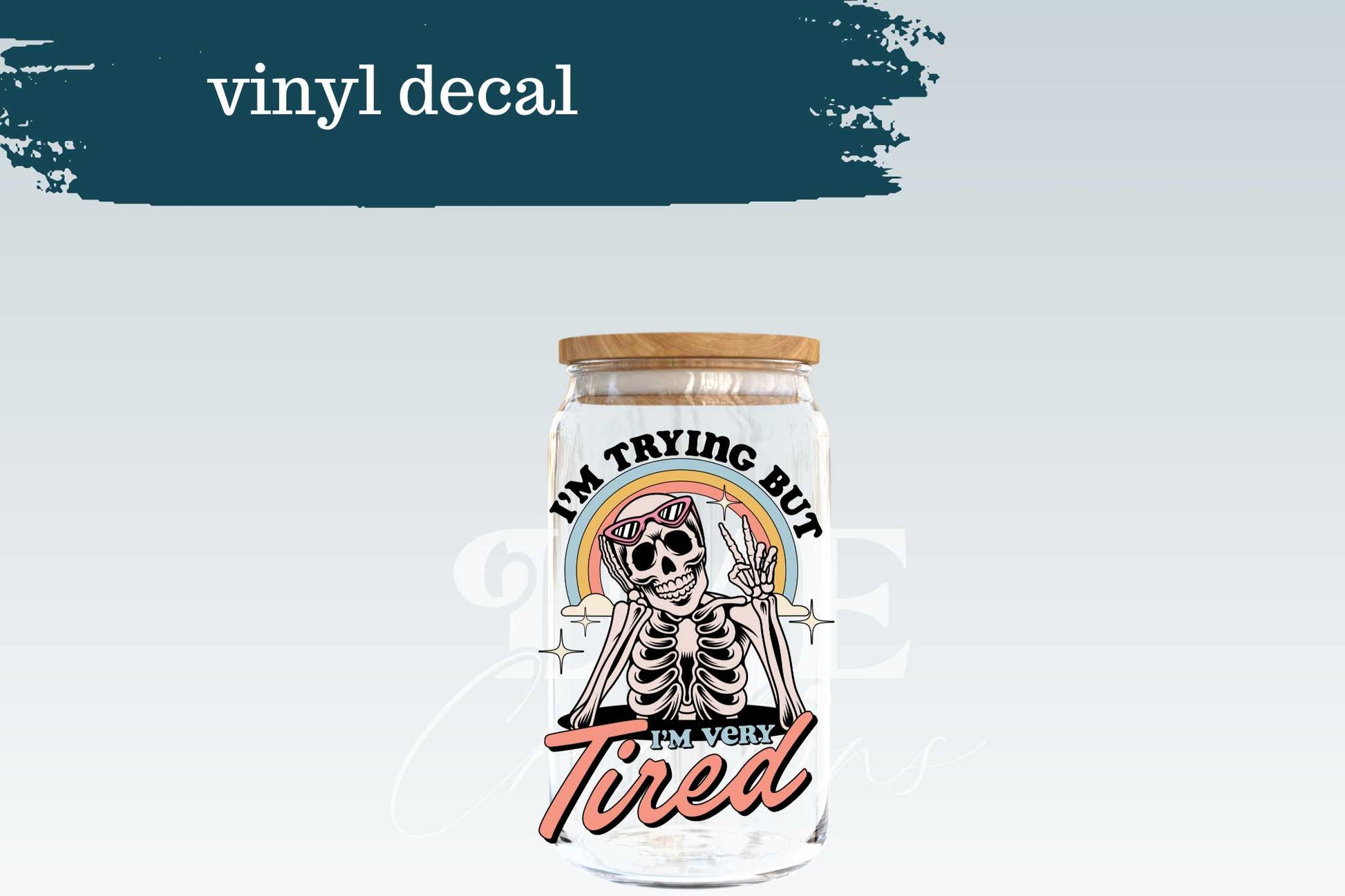 I'm Trying but Tired | Vinyl Decal