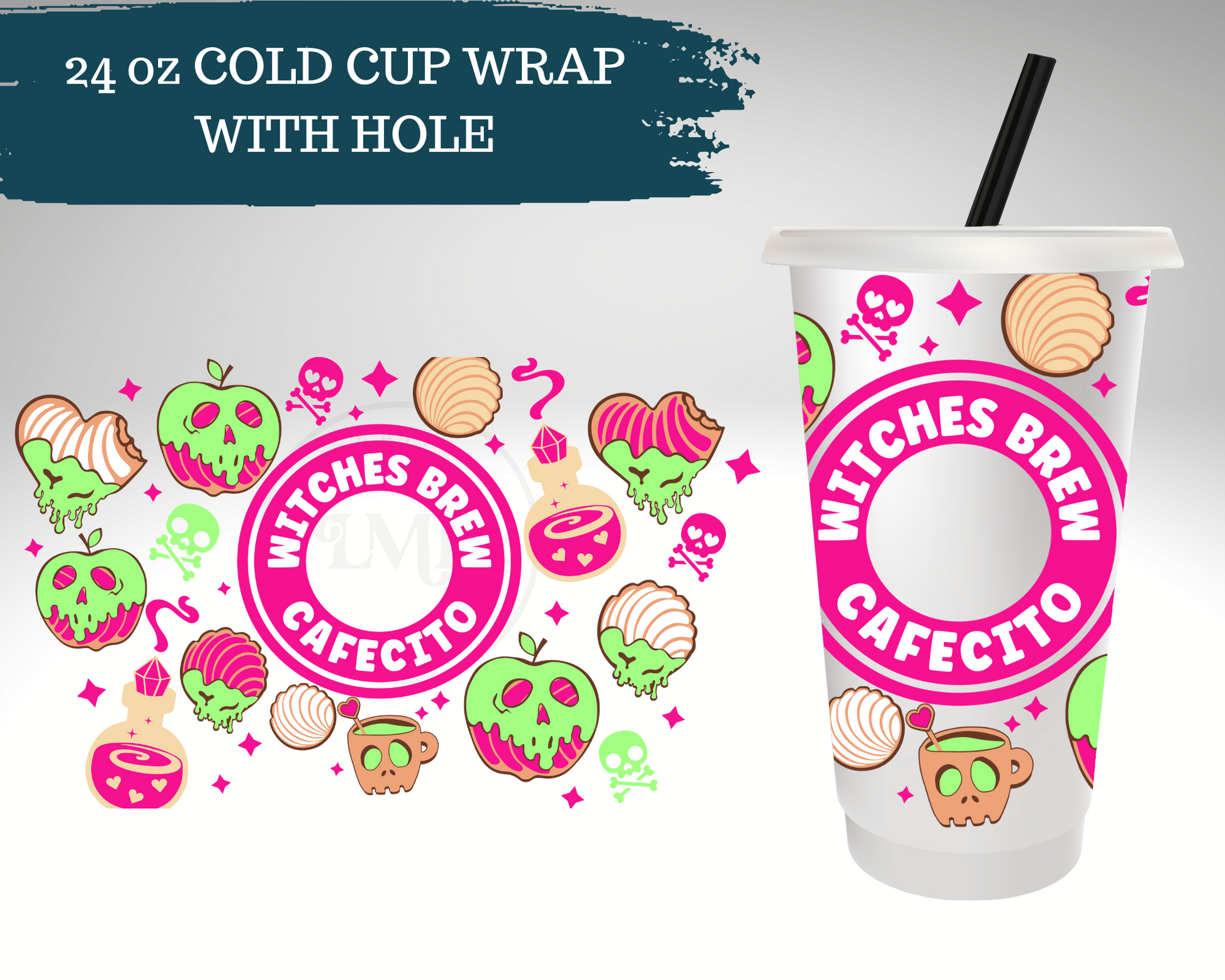Witches Brew Cafecito |  Cold Cup Wrap