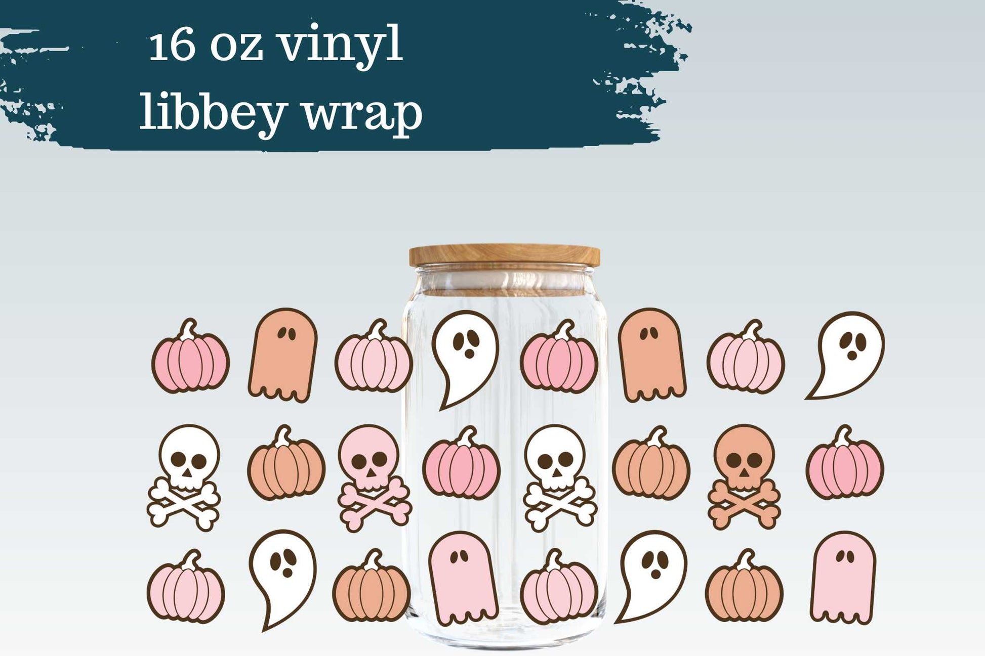 Groovy Halloween | 16 oz Libbey Wrap