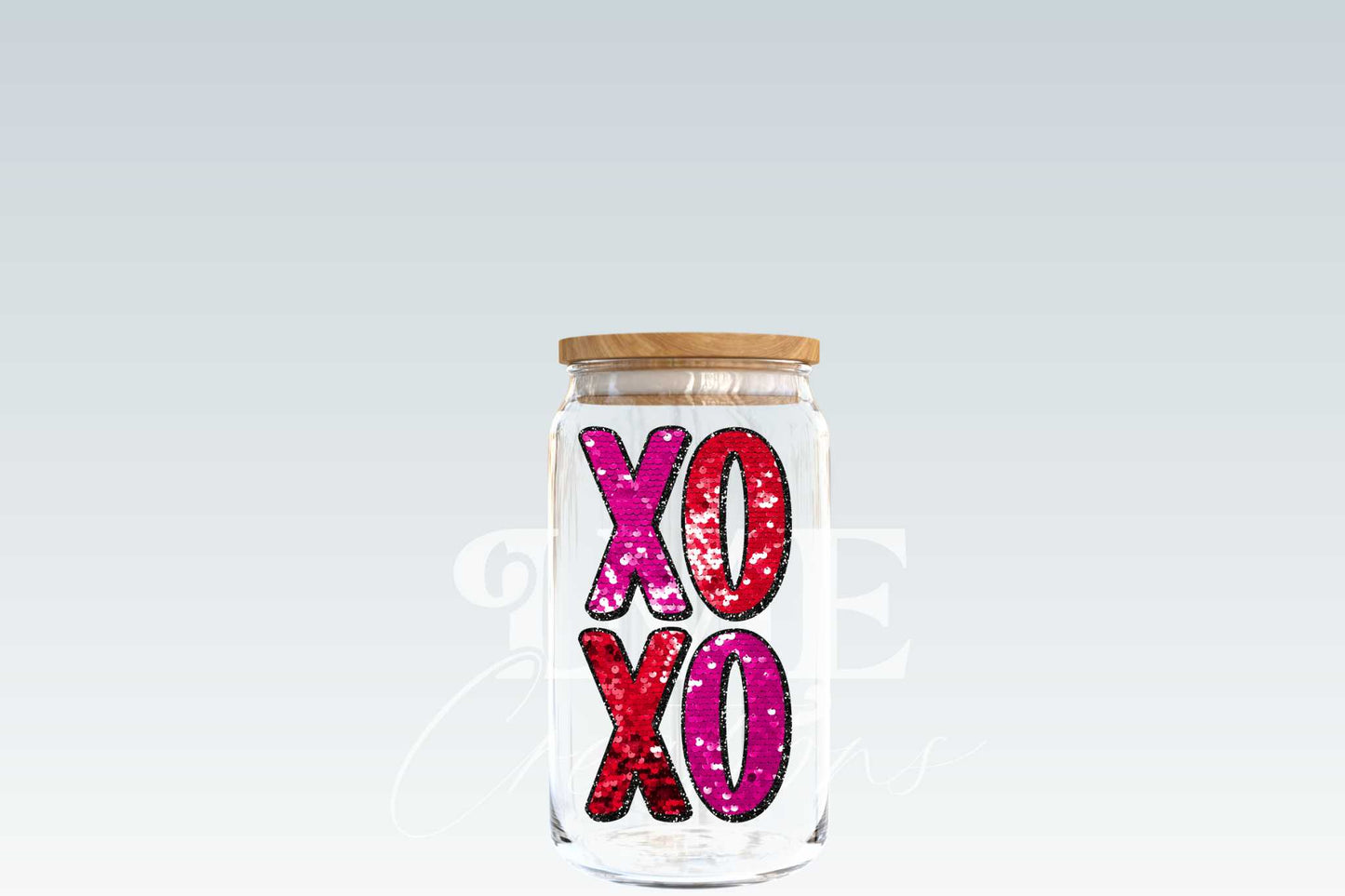 Faux Glitter XoXo | Vinyl Decal