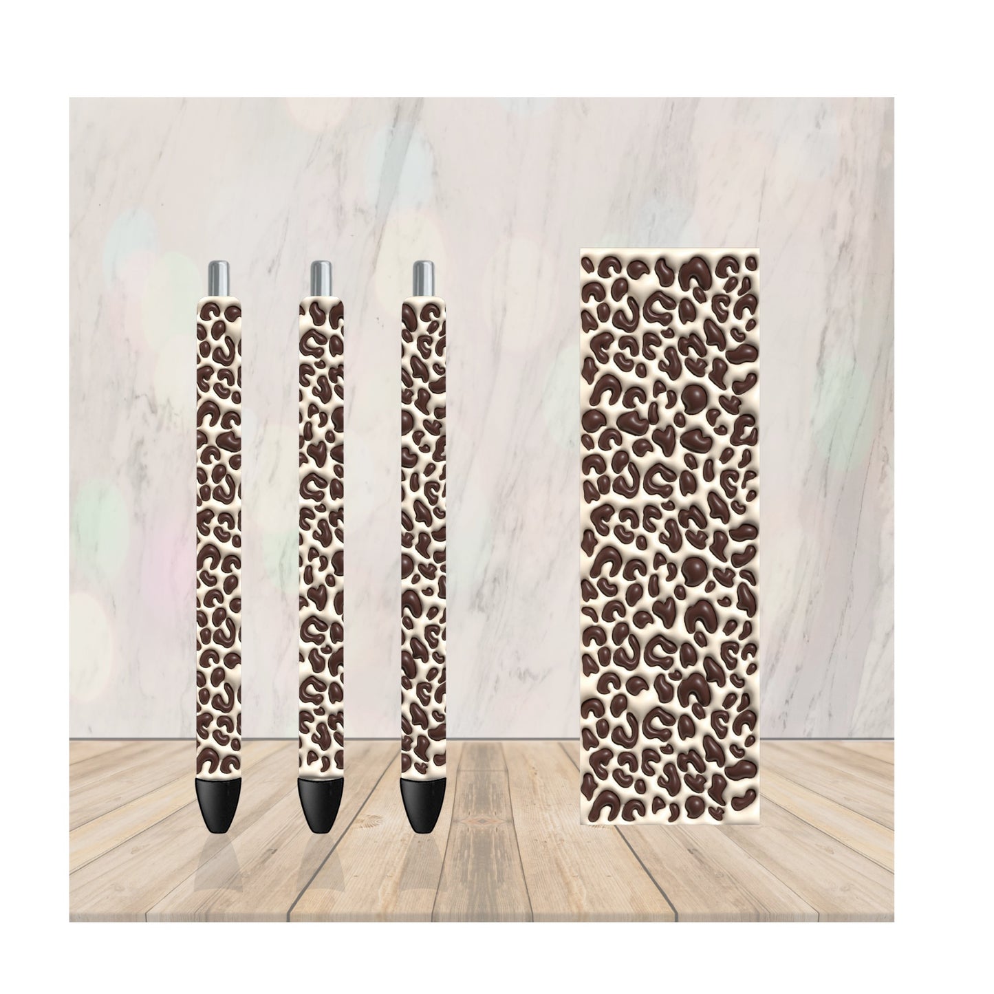 Leopard Puff | Pen Wrap
